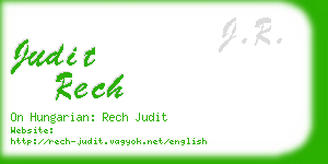judit rech business card